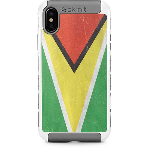 Guyana Flag Distressed iPhone Cases